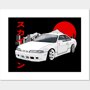 Nissan Silvia s14 zenki Posters and Art